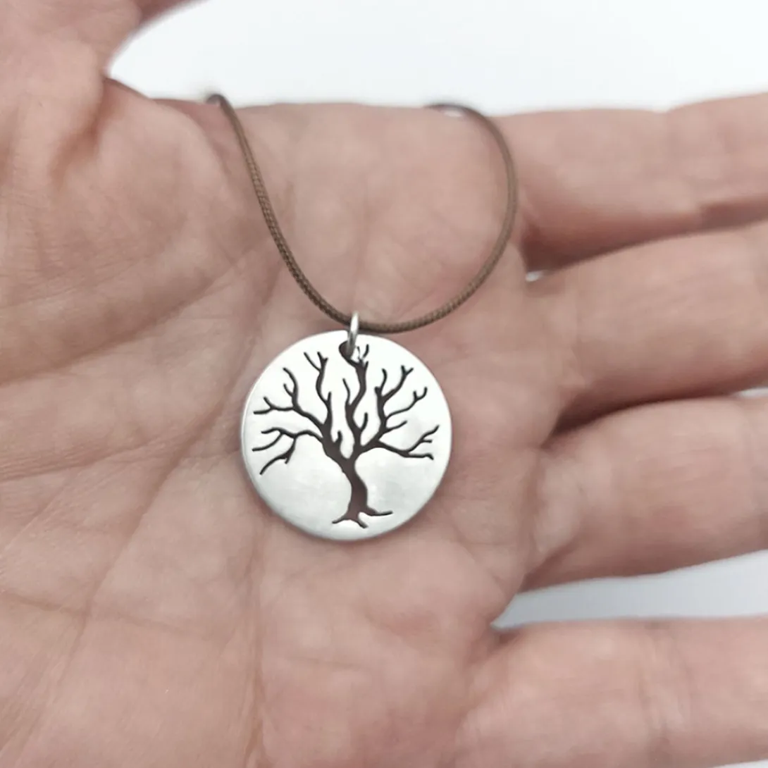 Olive Tree silver Pendant